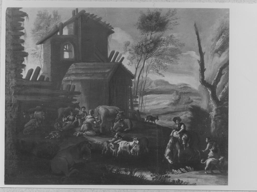 Scena campestre (dipinto) di Brandi Domenico detto Micco (maniera) (prima metà sec. XVIII)
