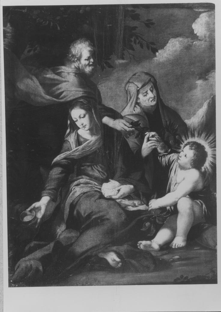Sacra Famiglia con sant'Anna (dipinto) di Beltrano Agostino (attribuito) (secondo quarto sec. XVII)
