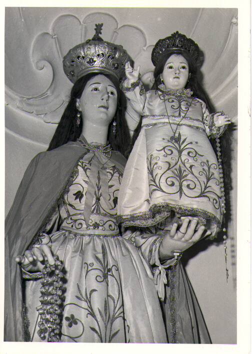 Madonna del Rosario (statua) - bottega Italia meridionale (fine/inizio secc. XVIII/ XIX)