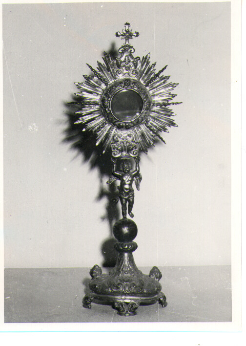 ostensorio - a raggiera di Palmentiero Giuseppe (sec. XVIII)