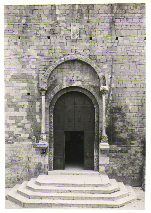 archivolto di portale - bottega lucana (prima metà sec. XII)