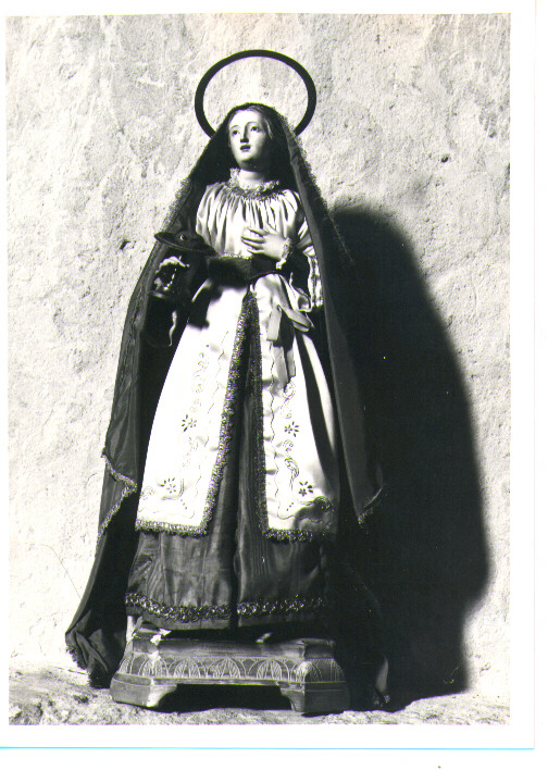 Santa Lucia (statua) - bottega lucana (prima metà sec. XIX)
