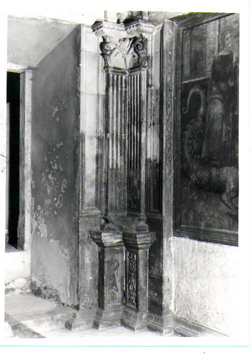 lesena angolare - bottega lucana (primo quarto sec. XVI)