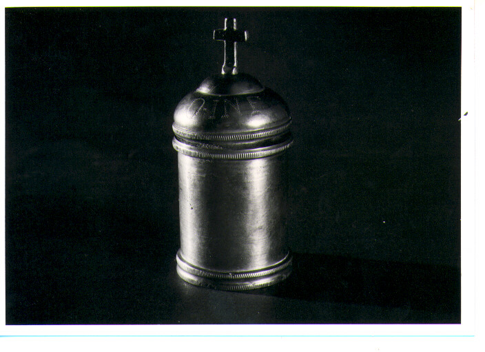 vasetto per il Crisma - bottega napoletana (prima metà sec. XIX)