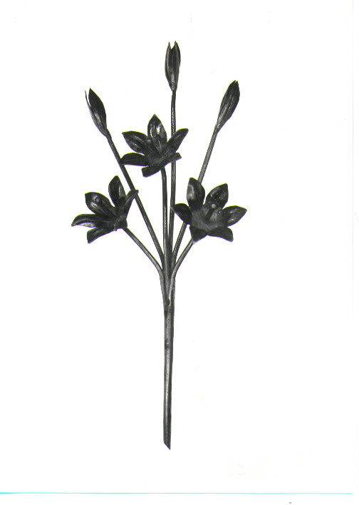 attributo iconografico di immagine sacra - bottega napoletana (prima metà sec. XX)