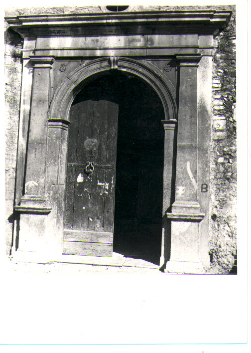 portale - ad arco - bottega lucana (sec. XIX)