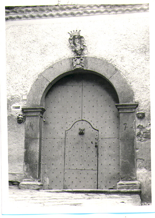 portale - ad arco - bottega lucana (seconda metà sec. XIX)