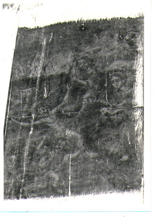 Cristo inchiodato alla croce (dipinto, elemento d'insieme) - ambito Italia meridionale (fine/inizio secc. XVII/ XVIII)