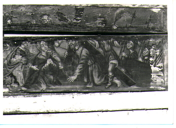 Cristo cade sotto la croce (dipinto) - ambito Italia meridionale (fine/inizio secc. XVII/ XVIII)