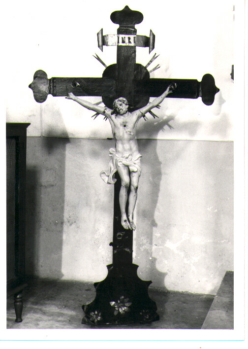 Cristo crocifisso (scultura) - bottega lucana (fine sec. XIX)