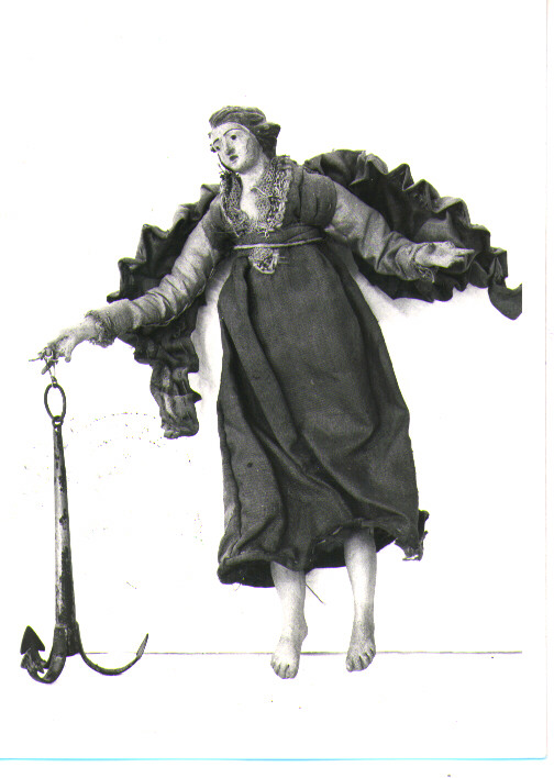 Santa Rosalia (statuetta di presepio) - bottega napoletana (prima metà sec. XVIII)