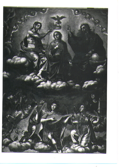 Trinità con la Madonna (dipinto) di Giovanni de Gregorio detto Pietrafesa (sec. XVII)