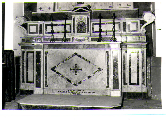 altare - bottega Italia meridionale (sec. XIX)