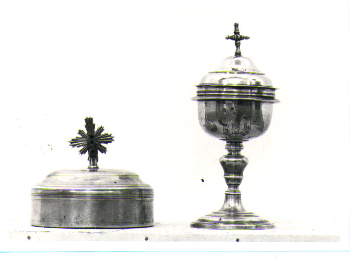 teca eucaristica - bottega napoletana (seconda metà sec. XIX)