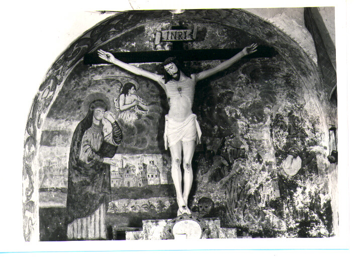 motivi decorativi vegetali (dipinto) - ambito lucano (fine/inizio secc. XVI/ XVII)