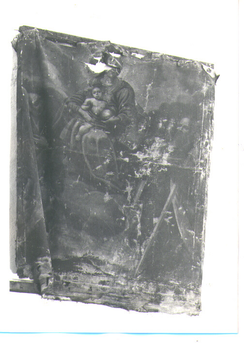 Madonna con Bambino, San Pietro e Sant'Andrea, Madonna con Bambino e Santi (dipinto) - ambito lucano (metà sec. XVIII)