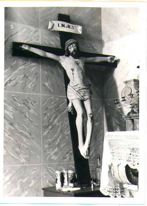 Cristo crocifisso (scultura) - bottega lucana (sec. XVII)