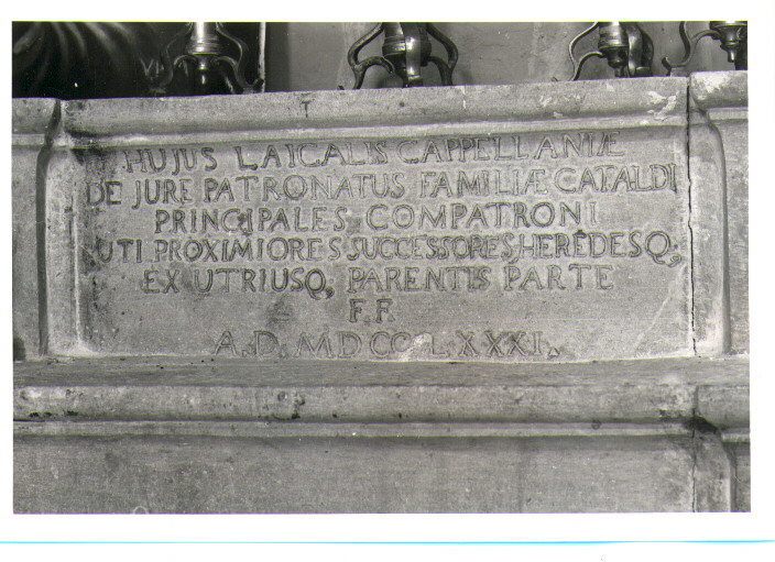 altare di Martulli Giuseppe (sec. XIX)