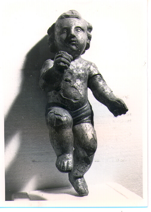 candelabro, frammento - bottega lucana (fine/inizio secc. XVII/ XVIII)