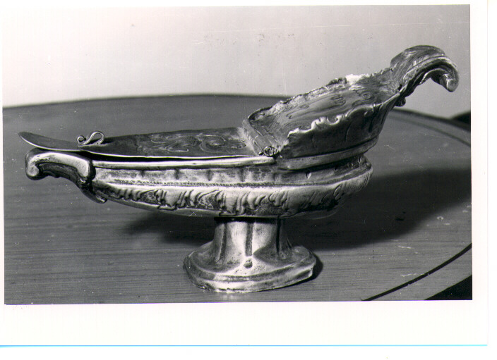 navicella portaincenso - bottega napoletana (sec. XVIII)