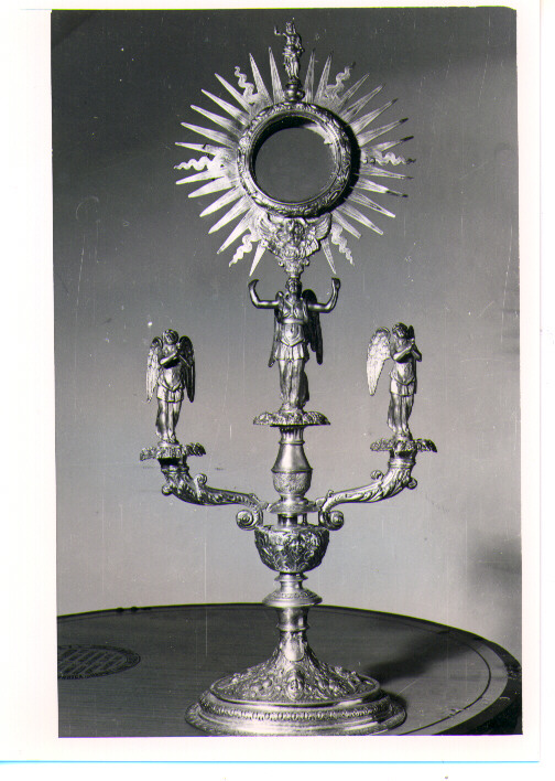 ostensorio - a raggiera - bottega napoletana (sec. XVI)