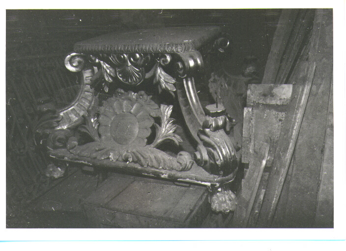 base processionale - bottega lucana (sec. XVIII)