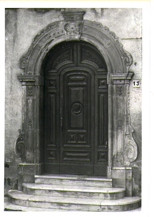 portale - ad arco - bottega lucana (fine/inizio secc. XVIII/ XIX)