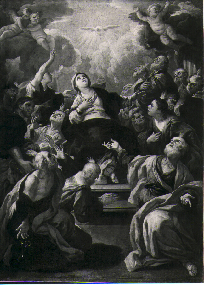 Pentecoste (dipinto) di Miglionico Antonio (fine sec. XVII)