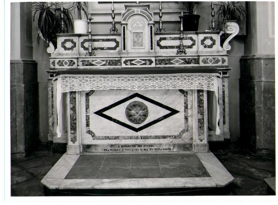 altare - bottega lucana (seconda metà sec. XIX)