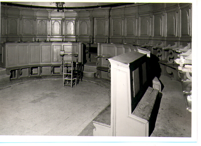 stalli del coro - bottega lucana (seconda metà sec. XIX)