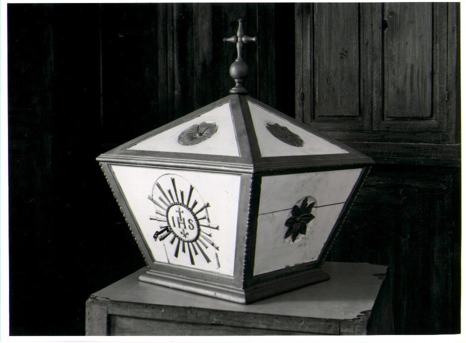 teca eucaristica - bottega lucana (seconda metà sec. XVIII)