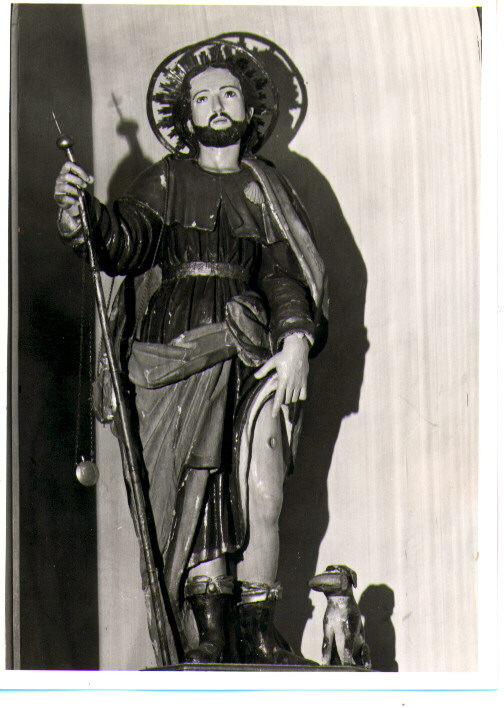 San Rocco (statua) - bottega lucana (prima metà sec. XIX)