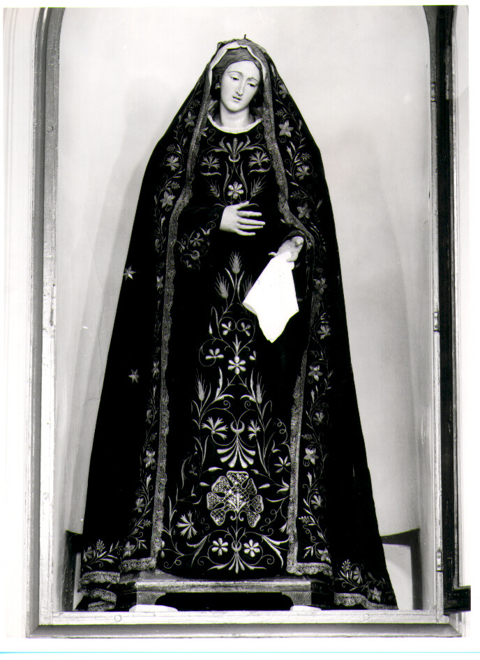 Madonna Addolorata (statua) - bottega Italia meridionale (sec. XIX)