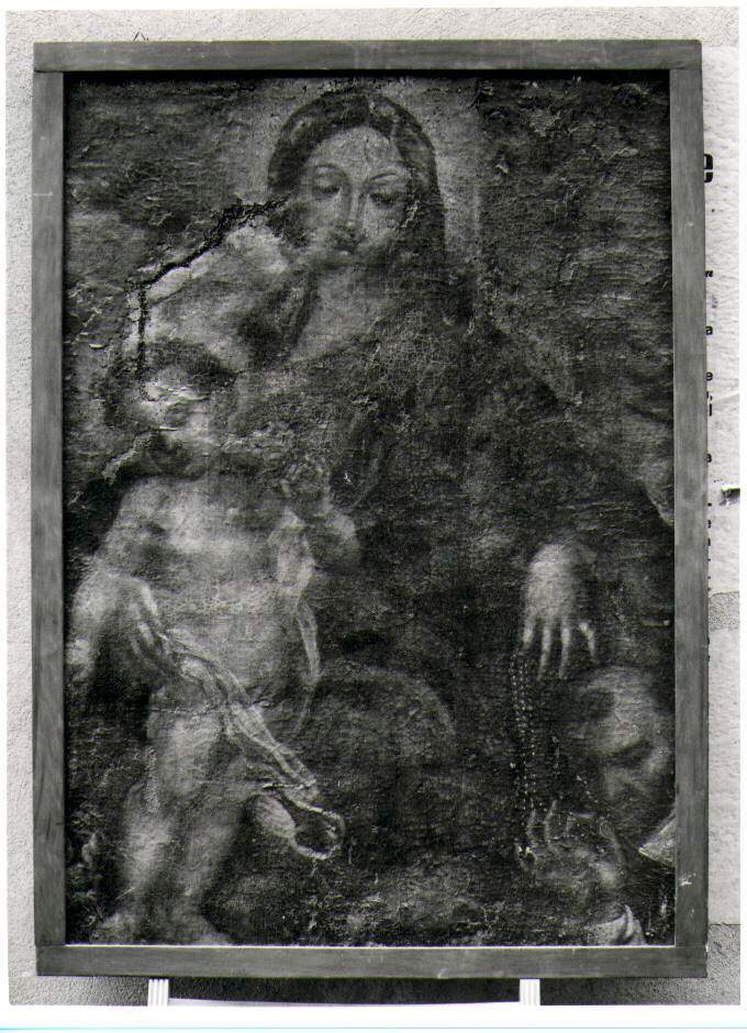 Madonna del Rosario (dipinto) - ambito napoletano (metà sec. XVII)