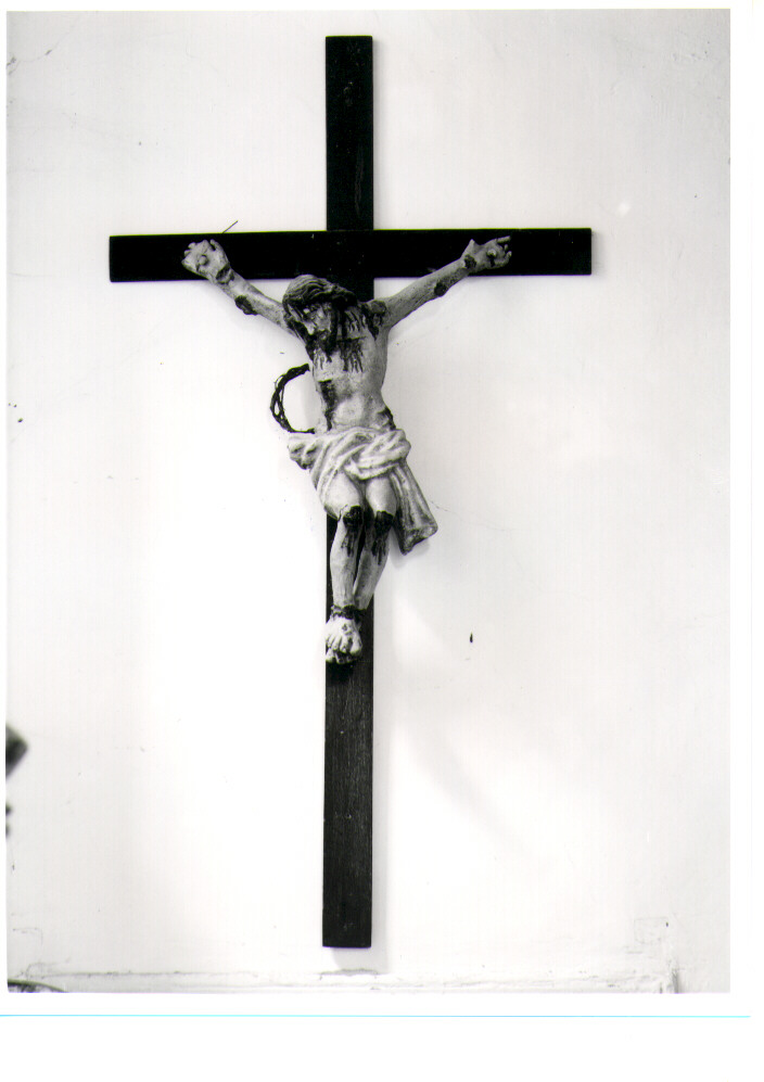 Cristo crocifisso (scultura) - bottega leccese (fine sec. XIX)