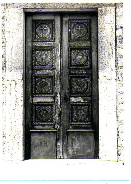 porta - bottega lucana (fine/inizio secc. XIX/ XX)