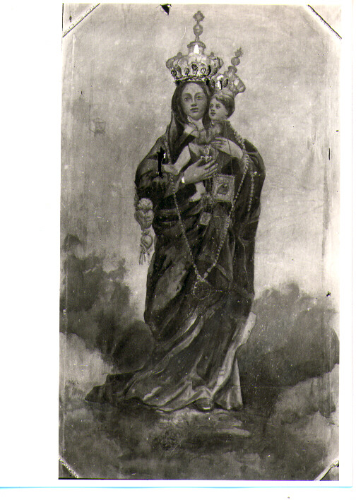 Madonna del Carmine, Madonna con Bambino (dipinto) - ambito lucano (fine/inizio secc. XIX/ XX)