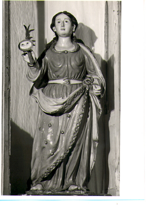 Santa Lucia (statua) - bottega lucana (fine/inizio secc. XVIII/ XIX)