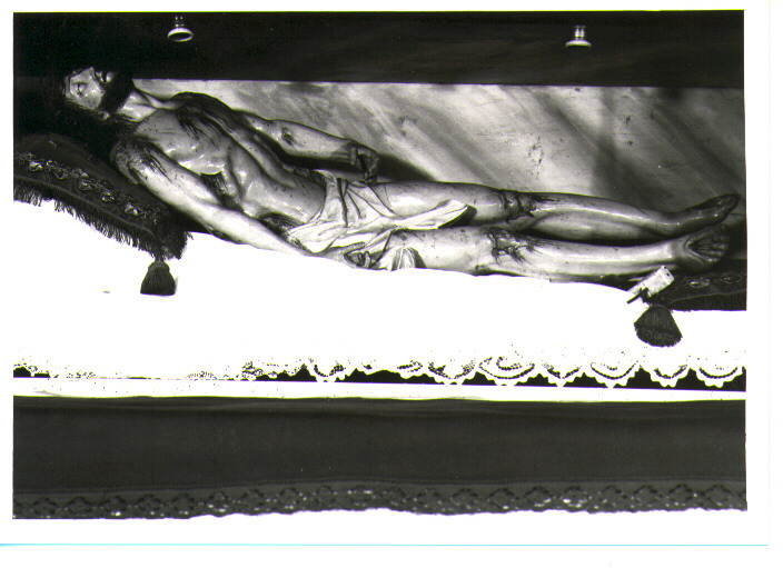 Cristo morto (scultura) - bottega Italia meridionale (seconda metà sec. XVIII)