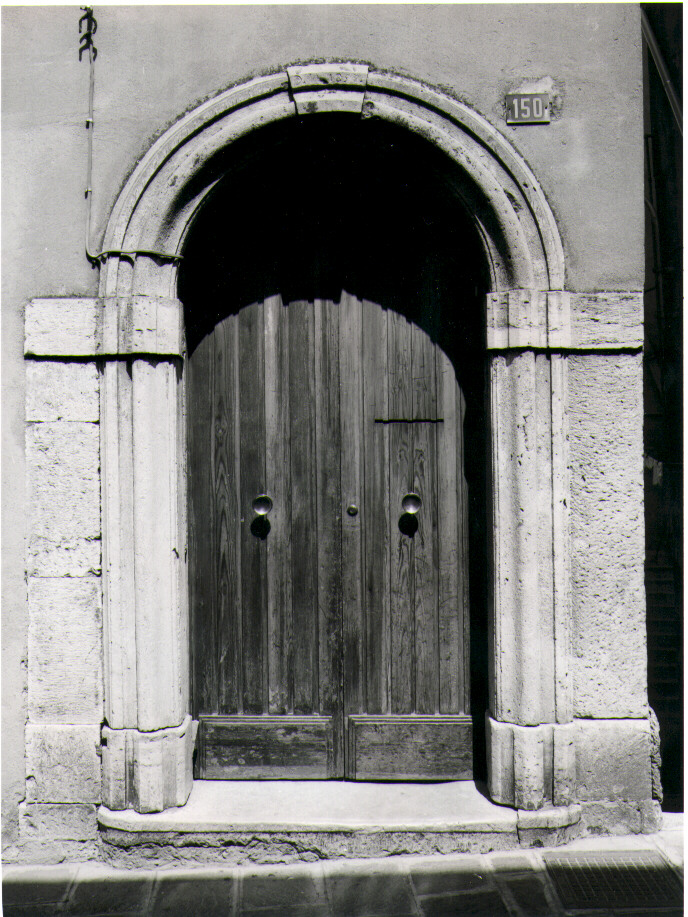 portale - ad arco - bottega lucana (sec. XIX)