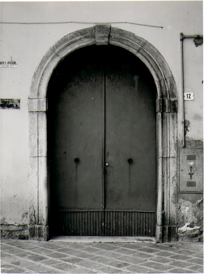 portale - ad arco - bottega lucana (sec. XVIII)