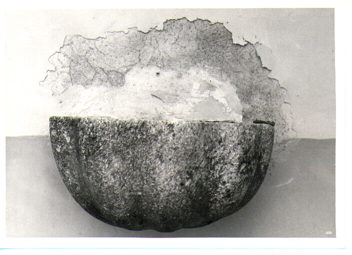 acquasantiera da parete - bottega Italia meridionale (sec. XVIII)