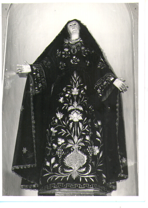 Madonna Addolorata (statua) - bottega Italia meridionale (sec. XIX)