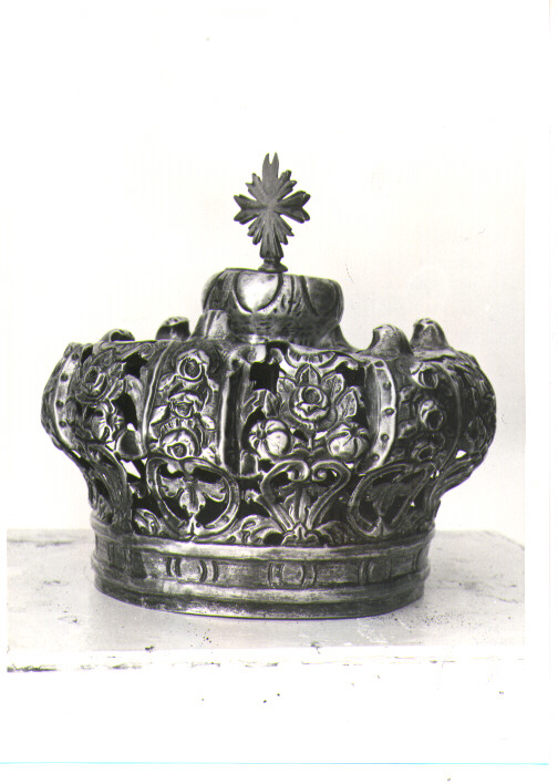 corona da statua - bottega napoletana (ultimo quarto sec. XIX)