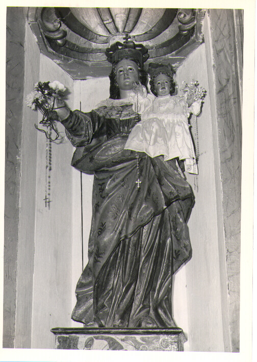 Madonna del Rosario (scultura) - bottega Italia meridionale (metà sec. XVIII)