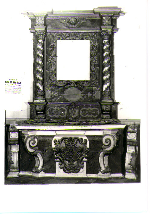altare - bottega Italia meridionale (sec. XVIII)