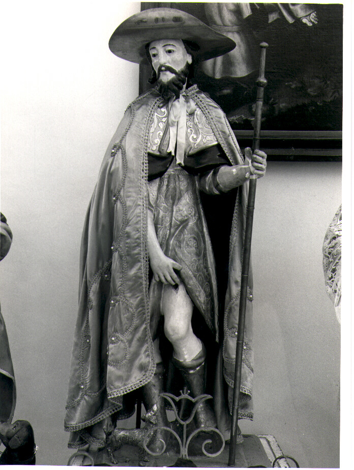 San Rocco (scultura) - bottega Italia meridionale (prima metà sec. XVII)