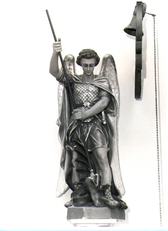 San Michele Arcangelo (scultura) - bottega Italia meridionale (inizio sec. XIX)