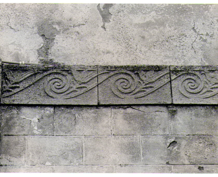 cornice, frammento - bottega lucana (fine/inizio secc. XIX/ XX)