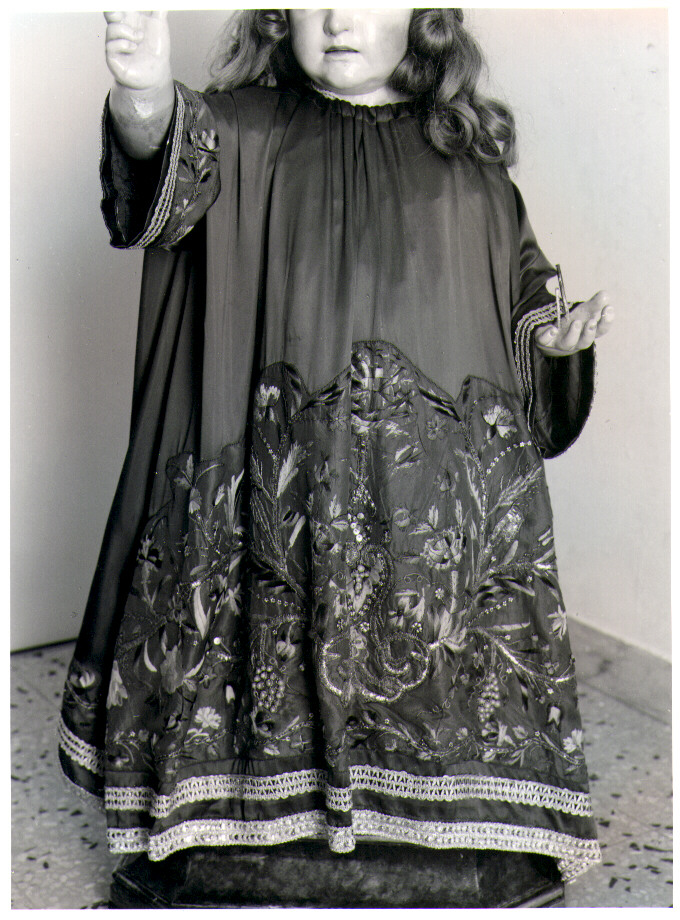 veste da statua - manifattura lucana (secc. XIX/ XX)